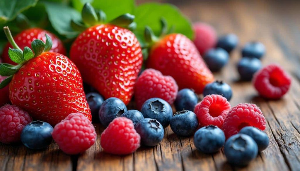 découvrez nos recettes maison de fruits rouges : fraises, framboises et myrtilles fraîches pour des desserts gourmands et naturels.