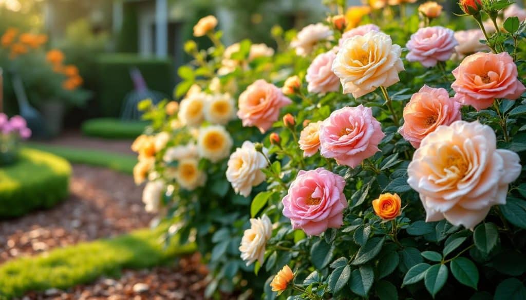 découvrez les meilleures variétés de rosiers sans souci et apprenez à les entretenir facilement tout au long de l'année pour un jardin fleuri et sain.