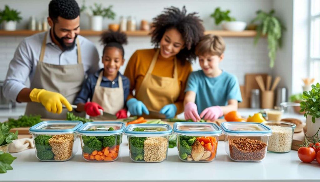 découvrez comment le batch cooking peut optimiser la gestion de votre budget alimentaire familial en préparant des repas économiques et équilibrés à l'avance.