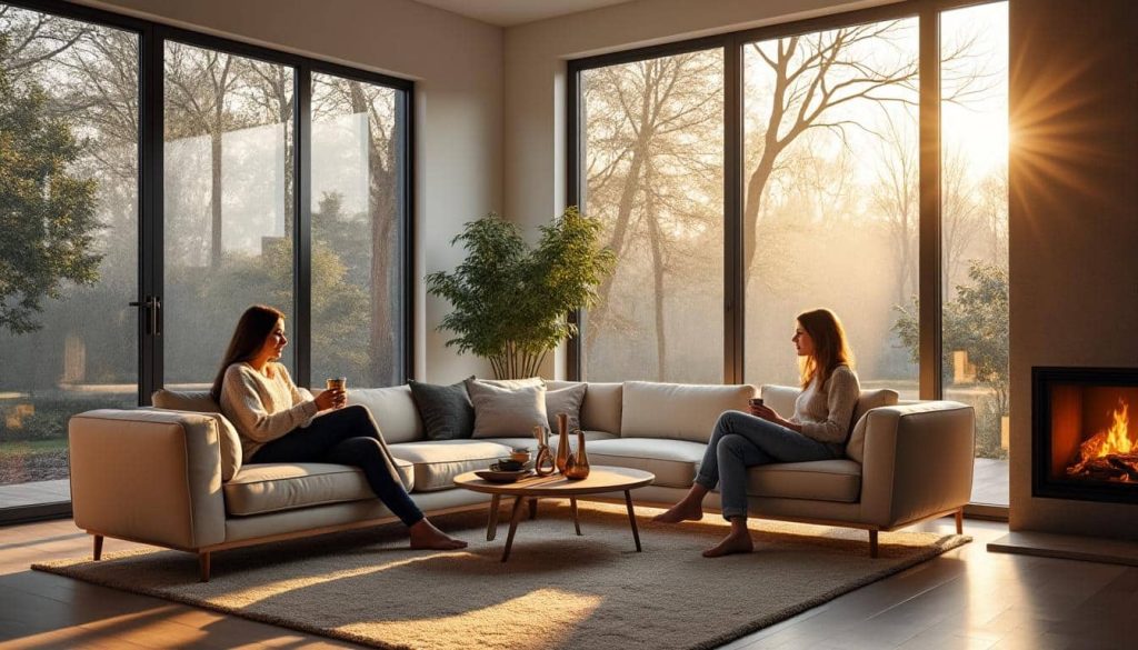 le remplacement de fenêtres améliore l'isolation thermique de votre logement, assurant un confort optimal et des économies d'énergie pour tous les résidents.