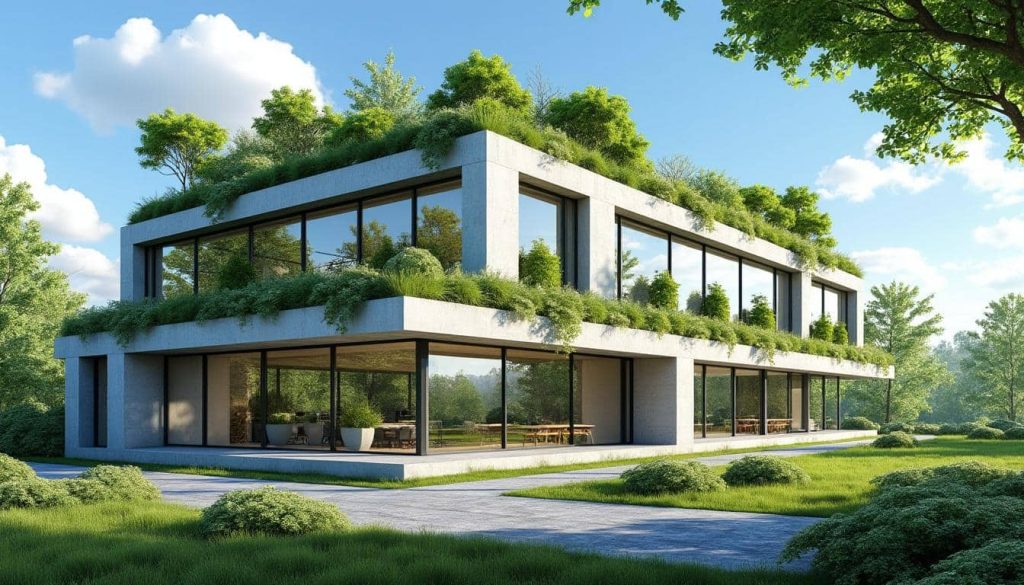 découvrez comment un toit végétalisé améliore l'inertie thermique de votre bâtiment, contribuant à une meilleure régulation de la température et à une performance énergétique optimisée.