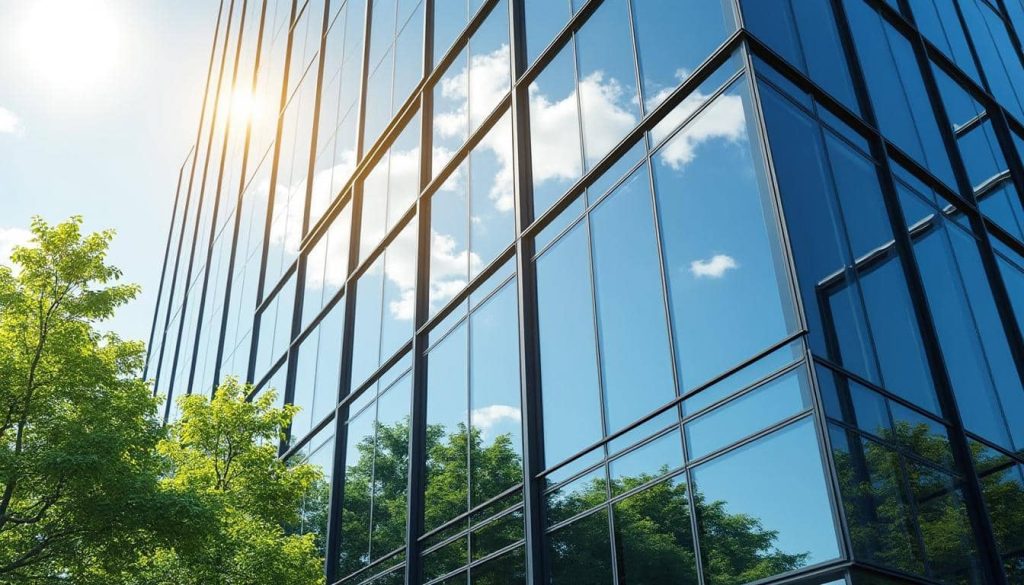 découvrez comment le vitrage électrochrome s'assombrit automatiquement pour réduire la surchauffe en été, améliorant ainsi le confort et l'efficacité énergétique de votre espace.
