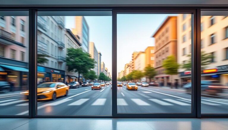 découvrez comment le vitrage acoustique peut réduire de moitié le bruit de la rue pour un intérieur plus calme et confortable.