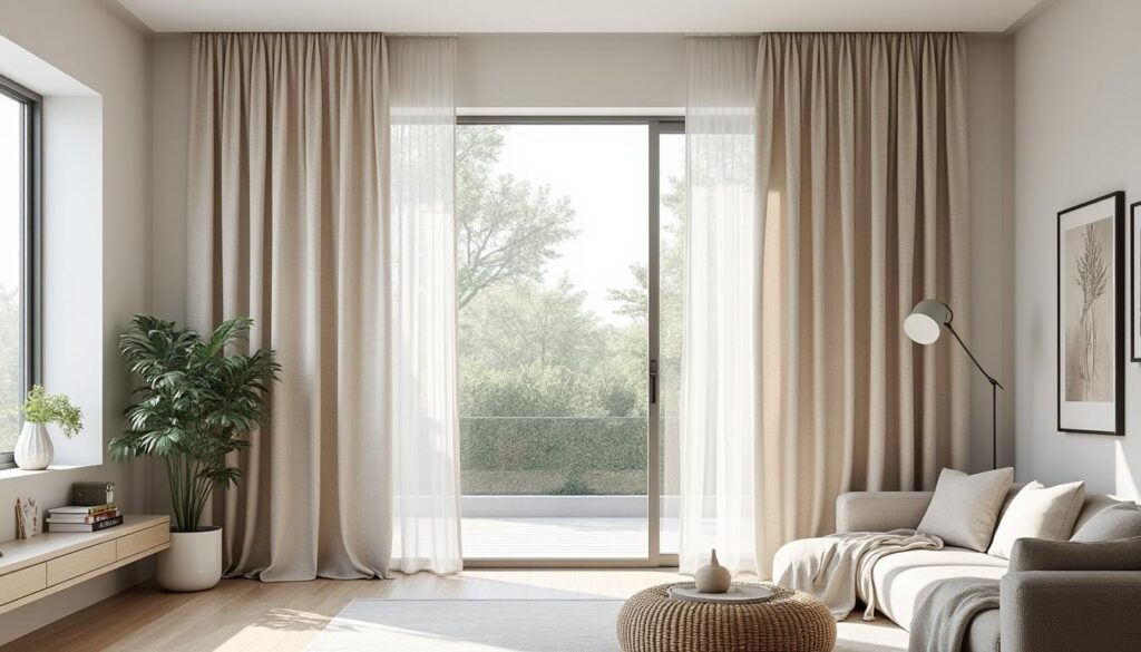 découvrez comment le lin lavé apporte une texture naturelle et élégante aux rideaux de votre salon, alliant confort et style pour une décoration authentique.