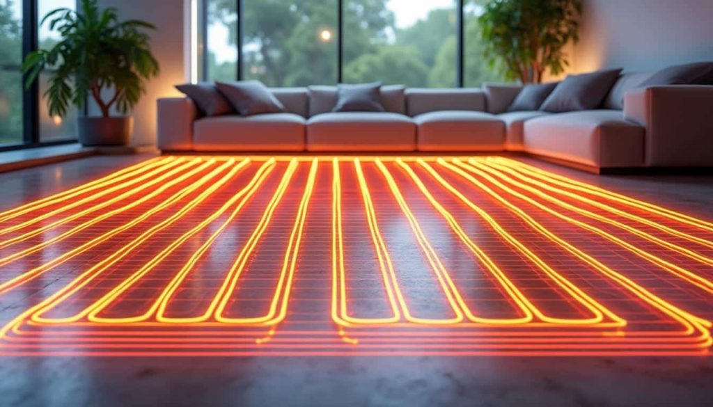 découvrez comment le plancher chauffant garantit une répartition homogène de la chaleur pour un confort optimal dans toute votre maison.