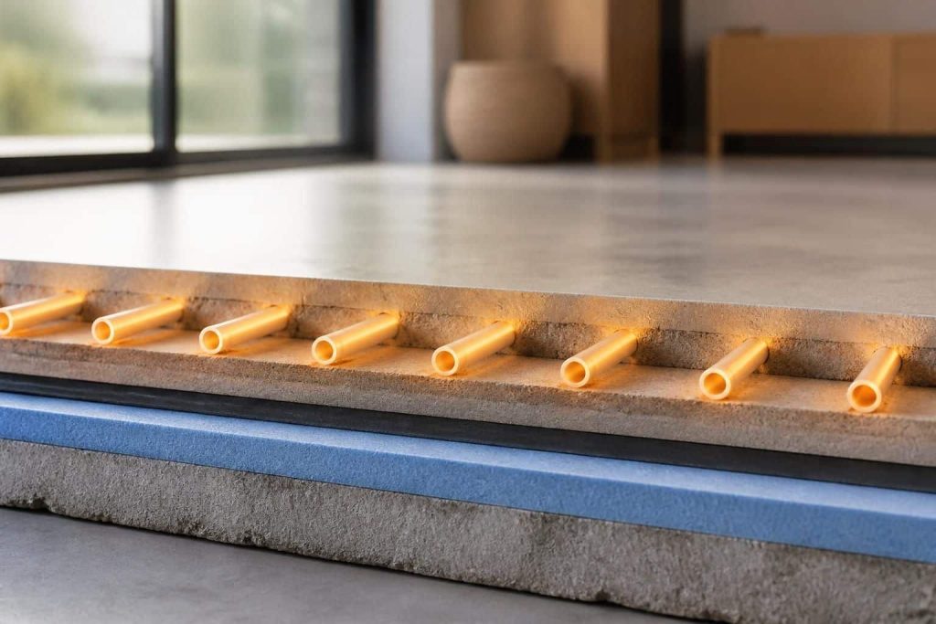 découvrez les avantages de l'association entre la chape liquide et l'enrobage parfait du plancher chauffant pour une meilleure efficacité thermique, une installation durable et un confort optimal dans votre habitation.