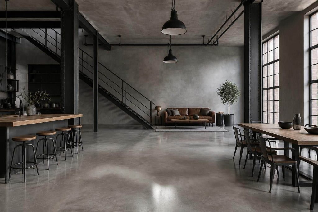 découvrez comment le béton ciré transforme et affirme le style industriel grâce à son esthétique brute et moderne, alliant robustesse et élégance pour un intérieur tendance.