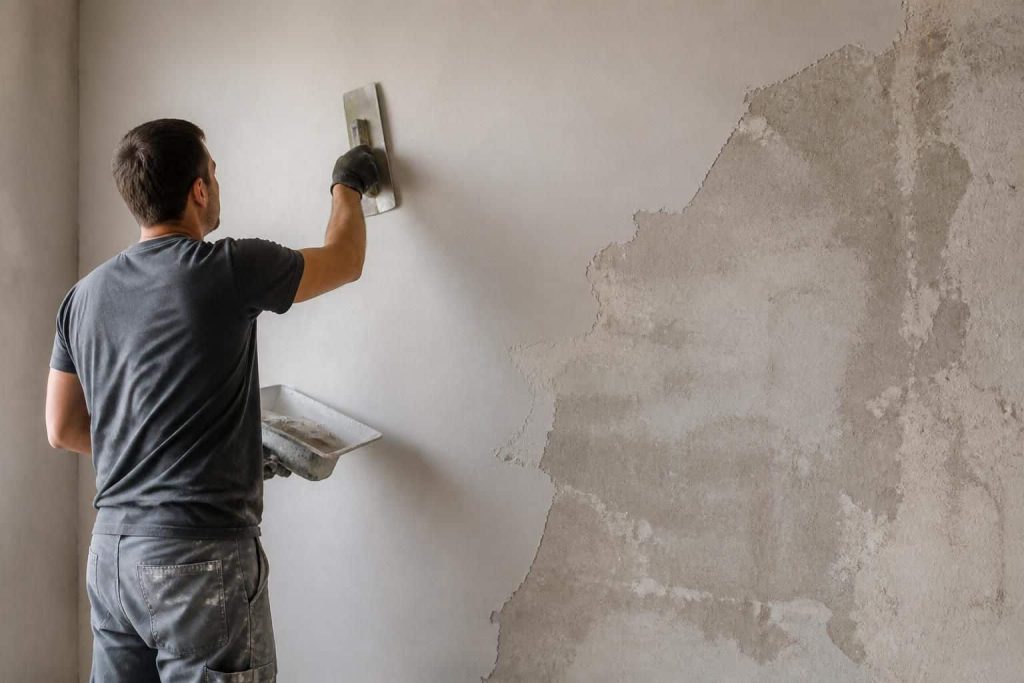 découvrez comment l'enduit de lissage améliore la préparation des murs avant la peinture pour un résultat parfait et durable.