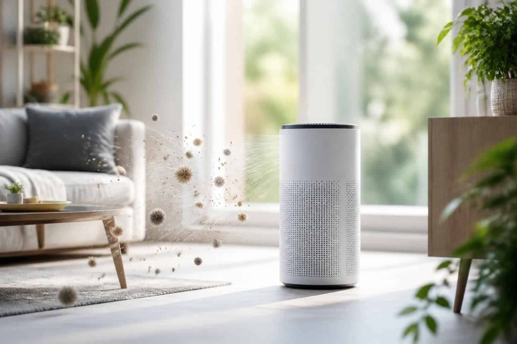 découvrez comment un purificateur d'air peut efficacement éliminer les allergènes domestiques pour améliorer la qualité de l'air et votre bien-être à la maison.