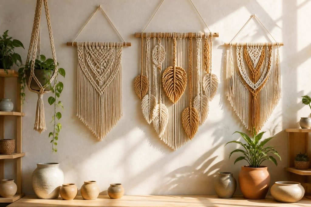 découvrez comment le macramé transforme la décoration murale artisanale en apportant charme, texture et une touche bohème unique à votre intérieur.