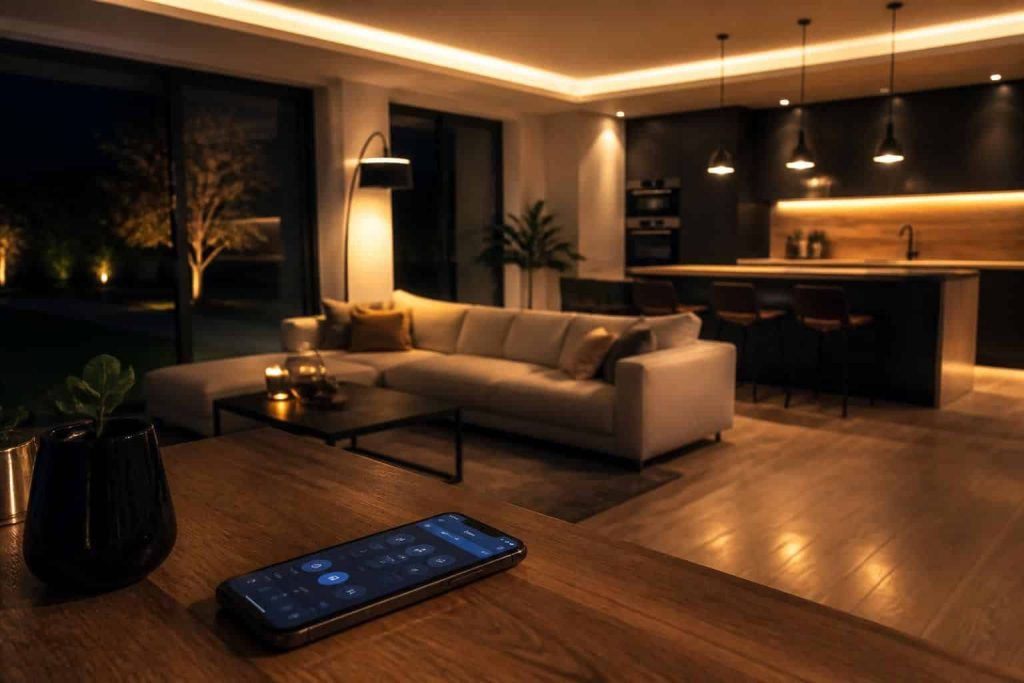 découvrez comment la simulation de présence pendant les vacances dépend de l'éclairage connecté pour renforcer la sécurité de votre domicile et dissuader les intrusions.