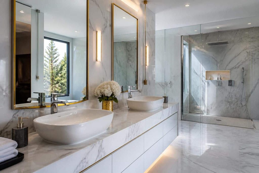 découvrez comment le marbre transforme votre salle de bain en un espace élégant et luxueux, apportant raffinement et sophistication à votre intérieur.