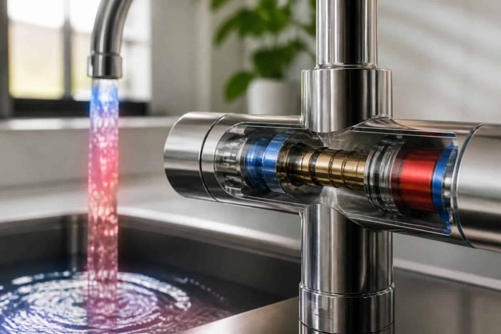 découvrez comment le mitigeur thermostatique assure une régulation précise de la température de l'eau pour un confort optimal et une sécurité renforcée au quotidien.