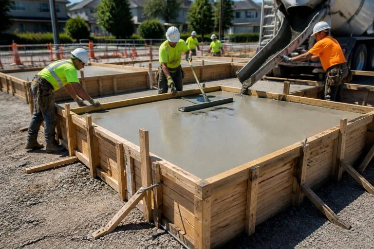 découvrez comment l'utilisation du coffrage en bois permet d'optimiser le maintien du béton lors de la coulée des fondations, garantissant ainsi solidité et durabilité à votre construction.