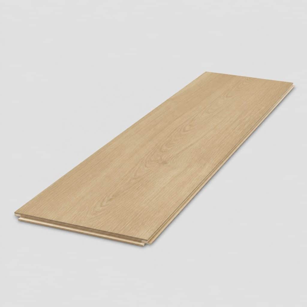 Parquet contrecollé flottant, vue de face