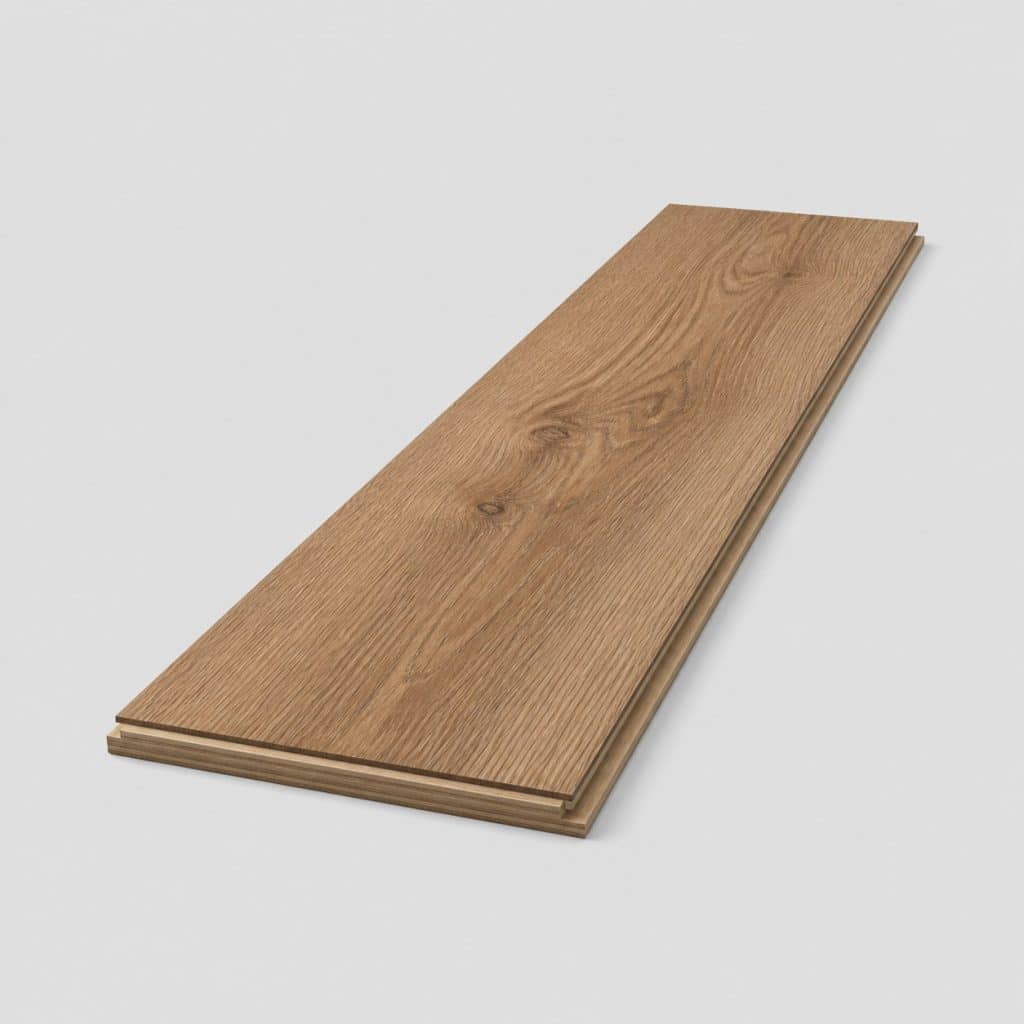 Parquet flottant chene, vue de face
