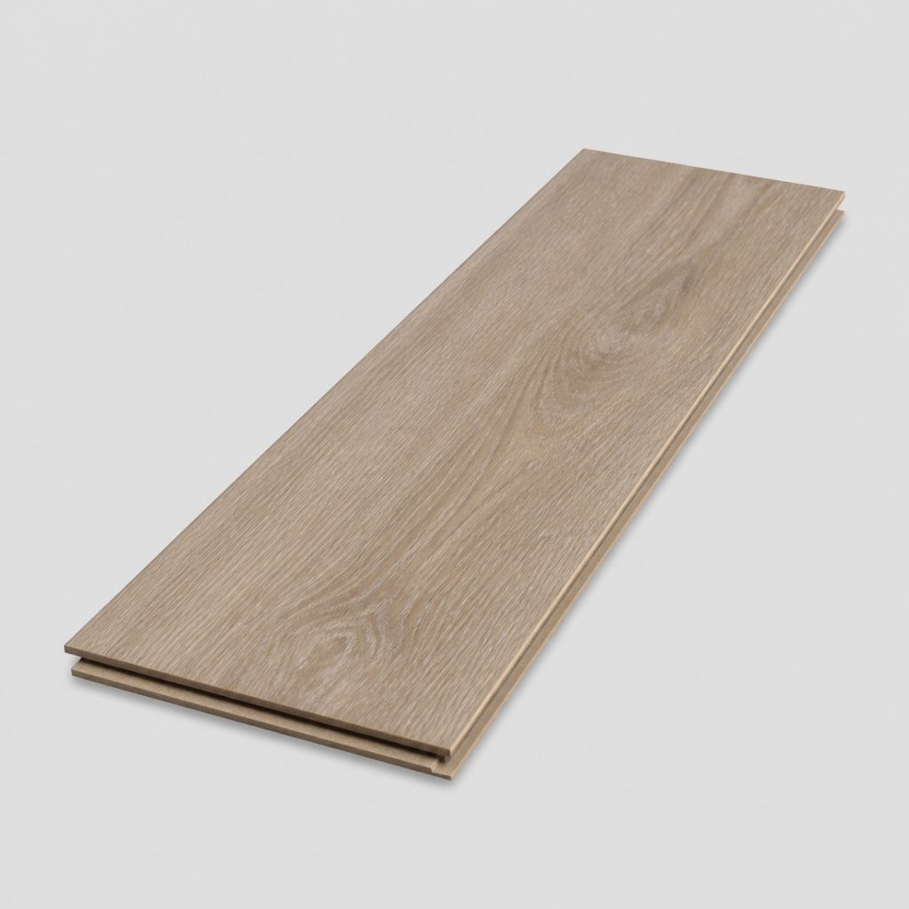 Parquet flottant gris, vue de face