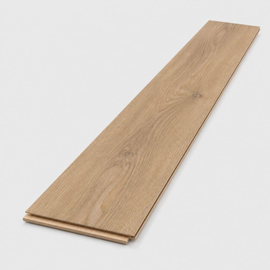 Parquet flottant isolant, vue de face