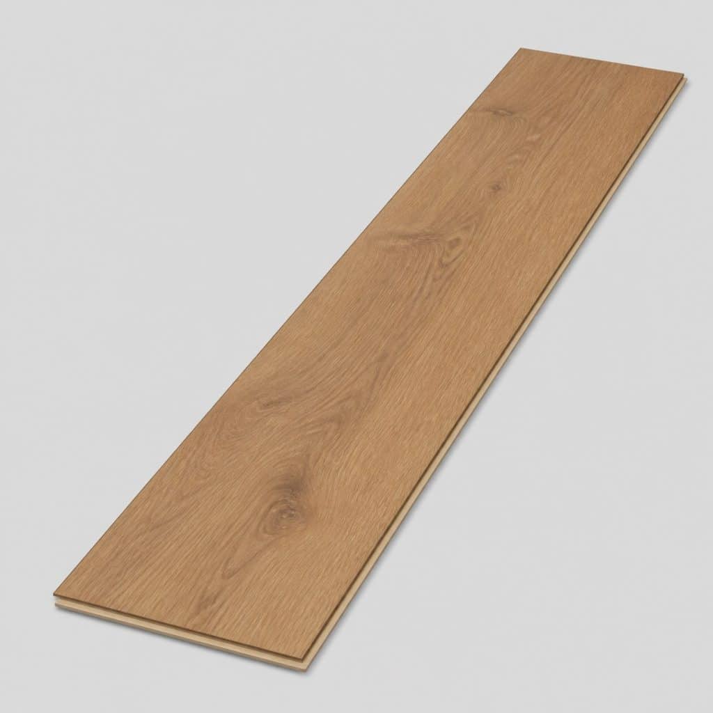 Parquet flottant pour salle de bain, vue de face