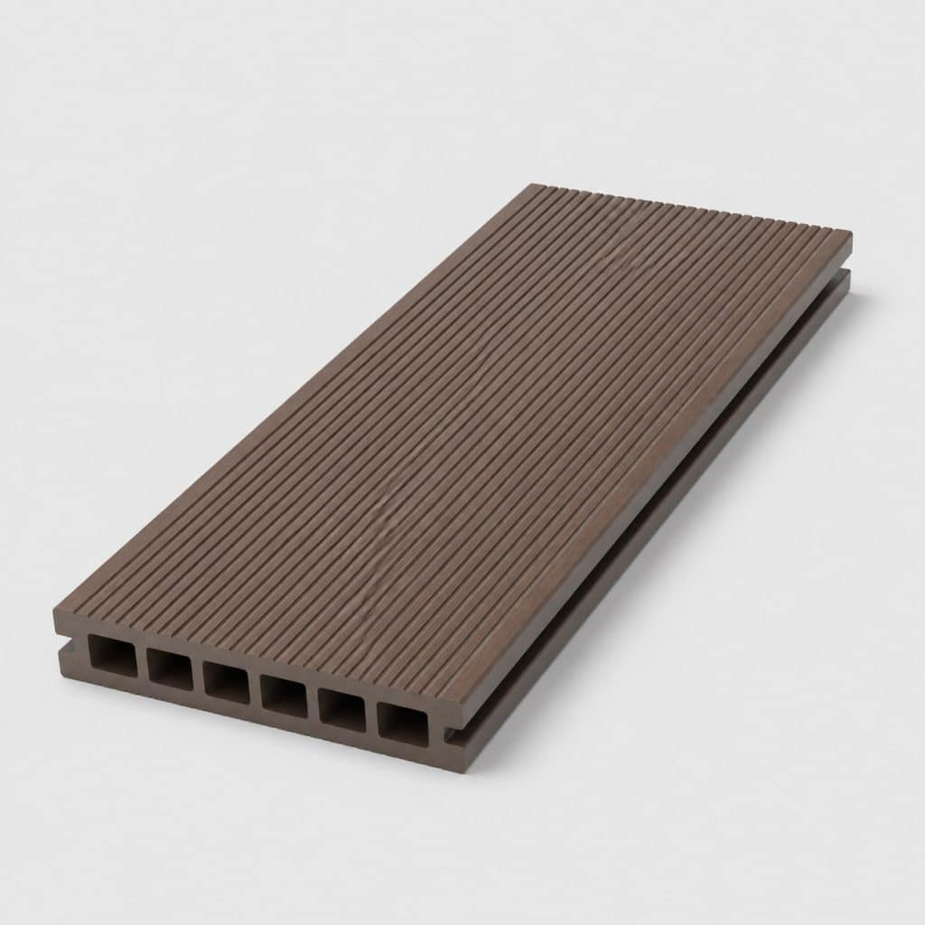 Terrasse composite premium, vue de face