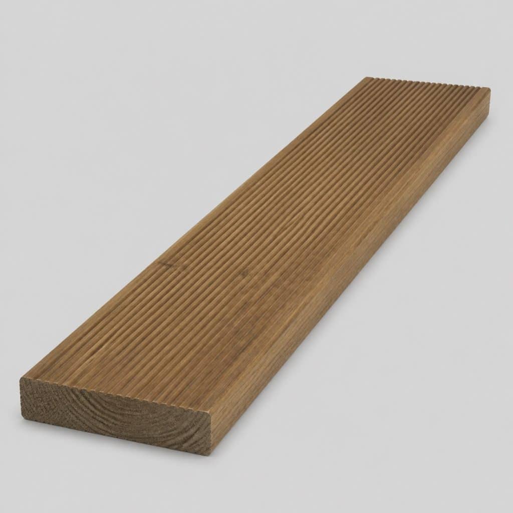Terrasse en bois petit prix, vue de face