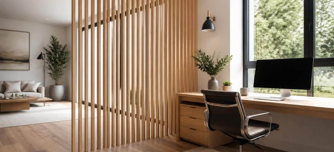 découvrez comment le claustra en bois transforme et délimite efficacement l'espace bureau, alliant esthétisme et fonctionnalité pour un environnement de travail optimisé.