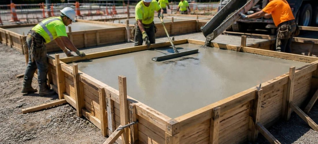 découvrez comment l'utilisation du coffrage en bois permet d'optimiser le maintien du béton lors de la coulée des fondations, garantissant ainsi solidité et durabilité à votre construction.